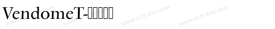 VendomeT字体转换