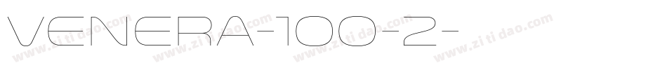 Venera-100-2字体转换