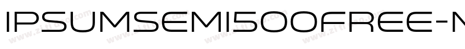 IpsumSemi500Free-mL1LG字体转换