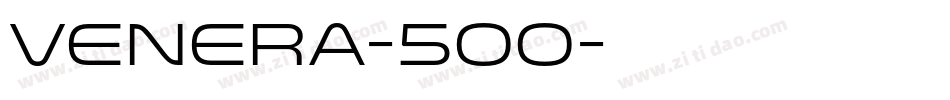 Venera-500字体转换