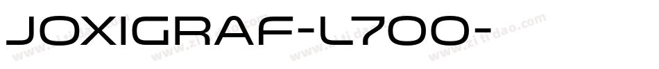 Joxigraf-l700字体转换