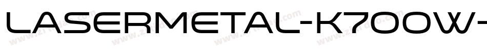 Lasermetal-K700W字体转换