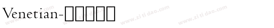 Venetian字体转换