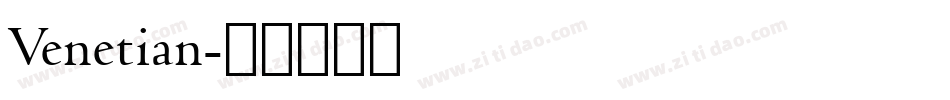 Venetian字体转换