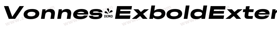 Vonnes-ExboldExtended字体转换