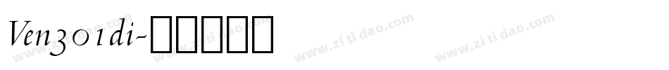 Ven301di字体转换