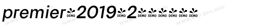 premier-2019-2字体转换