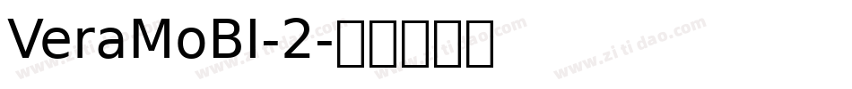 VeraMoBI-2字体转换