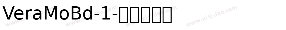 VeraMoBd-1字体转换