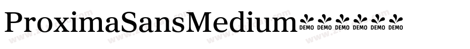 ProximaSansMedium字体转换