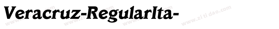 Veracruz-RegularIta字体转换