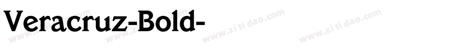 Veracruz-Bold字体转换