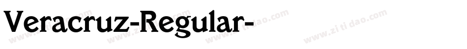 Veracruz-Regular字体转换