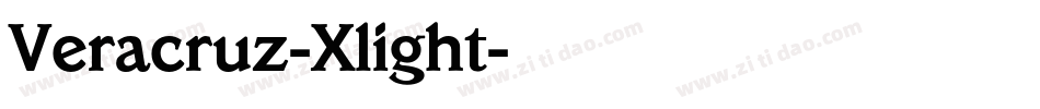 Veracruz-Xlight字体转换