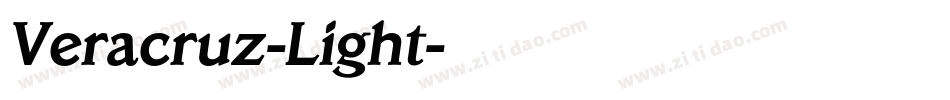Veracruz-Light字体转换