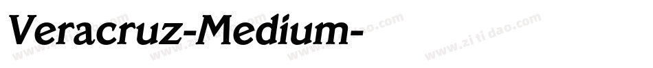 Veracruz-Medium字体转换