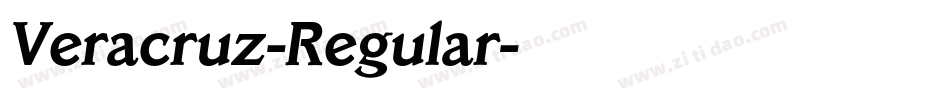 Veracruz-Regular字体转换
