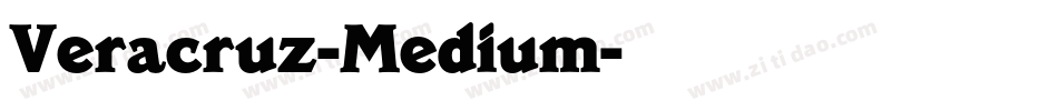 Veracruz-Medium字体转换