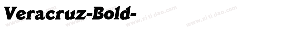 Veracruz-Bold字体转换