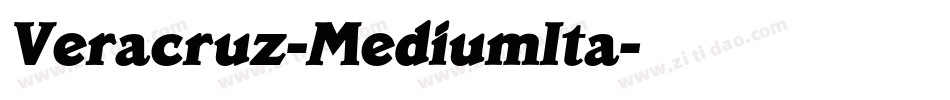 Veracruz-MediumIta字体转换