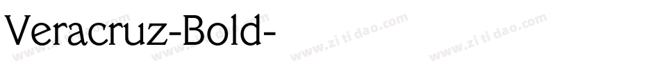 Veracruz-Bold字体转换