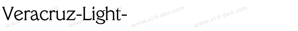 Veracruz-Light字体转换