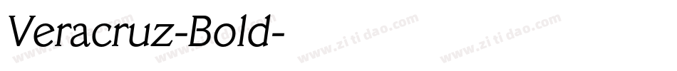 Veracruz-Bold字体转换