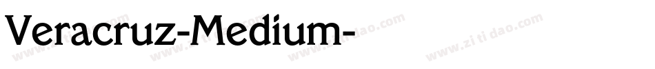 Veracruz-Medium字体转换