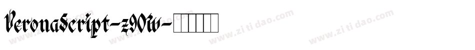 VeronaScript-z9Ow字体转换