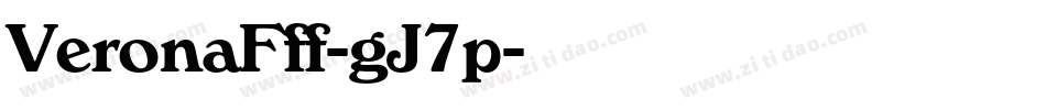 VeronaFff-gJ7p字体转换