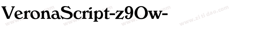VeronaScript-z9Ow字体转换