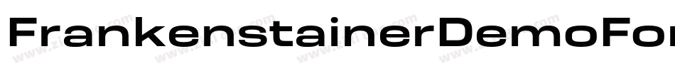 FrankenstainerDemoFontBold-2OOWd字体转换