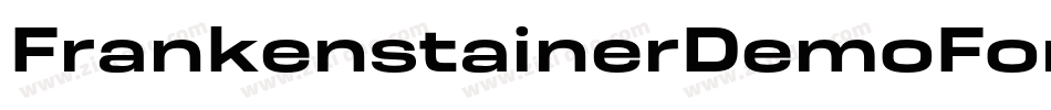 FrankenstainerDemoFontBold-2OOWd字体转换