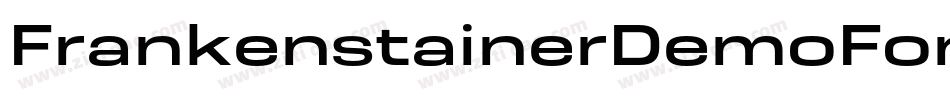 FrankenstainerDemoFontBold-2OOWd字体转换