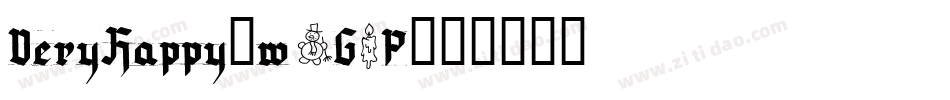 VeryHappy-w1G2P字体转换