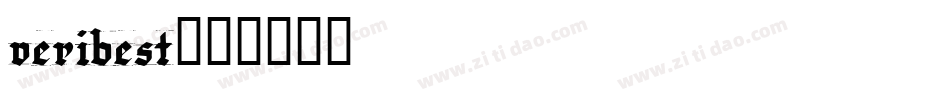 veribest字体转换