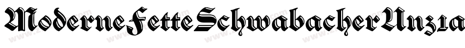 ModerneFetteSchwabacherUnz1aItalic-MOjv字体转换