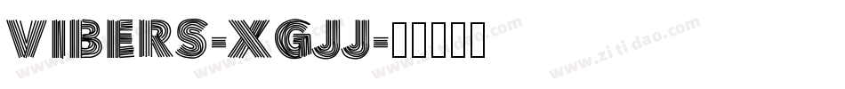 Vibers-Xgjj字体转换