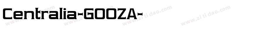 Centralia-GOOZA字体转换
