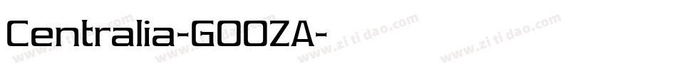 Centralia-GOOZA字体转换