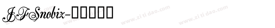 JFSnobiz字体转换
