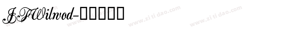 JFWilwod字体转换