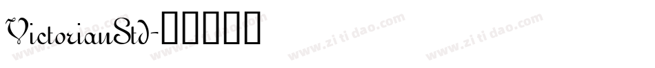 VictorianStd字体转换
