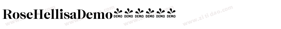 RoseHellisaDemo字体转换