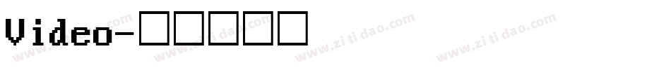Video字体转换