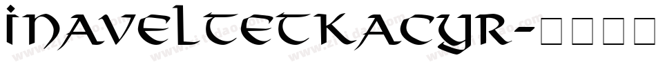 InavelTetkaCyr字体转换