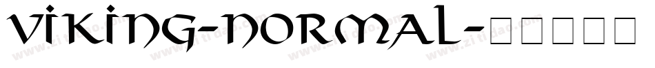 Viking-Normal字体转换