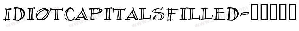 IdiotCapitalsFilled字体转换