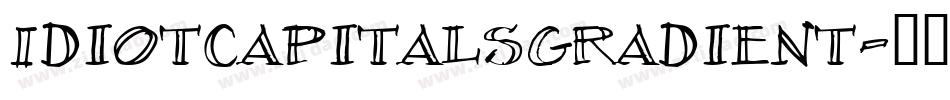 IdiotCapitalsGradient字体转换