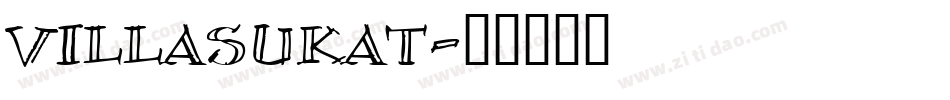 Villasukat字体转换